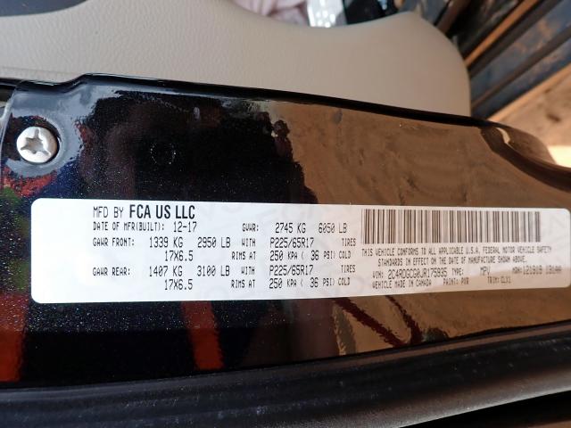 Photo 10 from auction – 2018 DODGE GRAND CARA with VIN 2C4RDGCG0JR175935