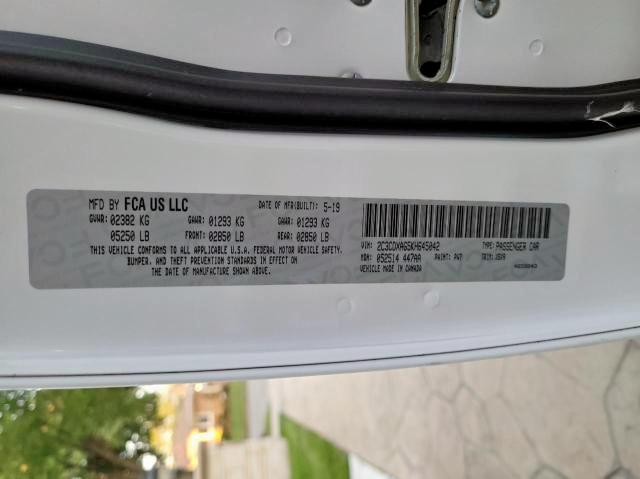 Photo 10 from auction – 2019 DODGE CHARGER PO with VIN 2C3CDXAG5KH645042