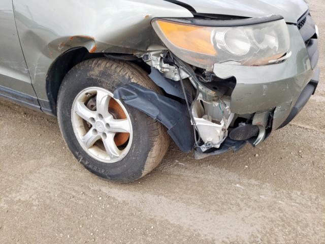 Photo 9 from auction – 2008 HYUNDAI SANTA FE G with VIN 5NMSG13D68H225138