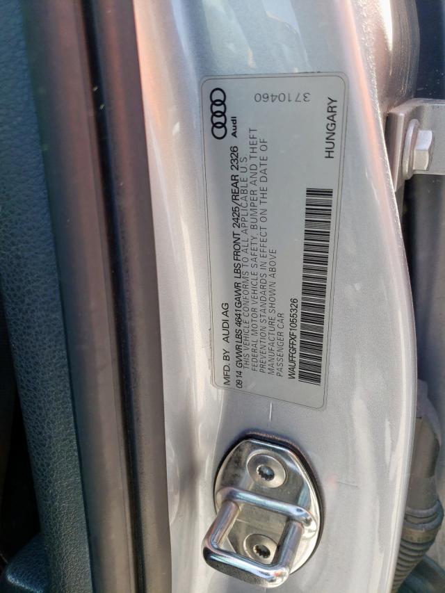 Photo 10 from auction – 2015 AUDI S3 PRESTIG with VIN WAUFFGFFXF1055326