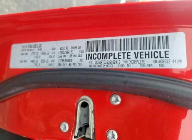Photo 10 from auction – 2020 RAM 3500 with VIN 3C7WRTCL6LG162418