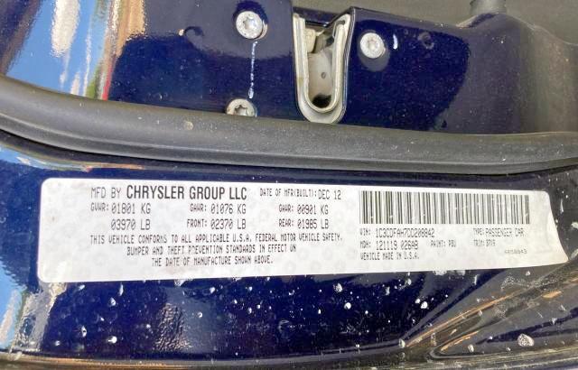 Photo 10 from auction – 2013 DODGE DART SE with VIN 1C3CDFAH7DD208842