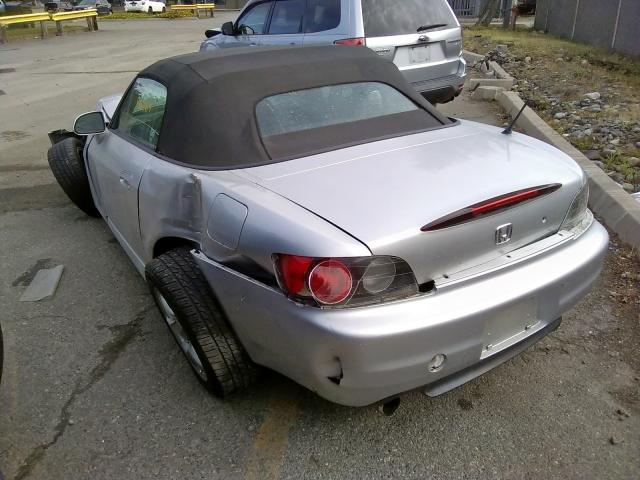 Photo 3 from auction – 2002 HONDA S2000 with VIN JHMAP11412T009765