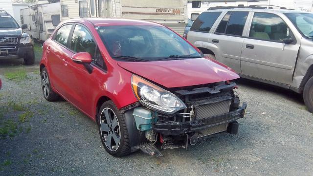 KIA RIO EX 2014 with VIN KNADN5A3XE6951669 - Photo from auction