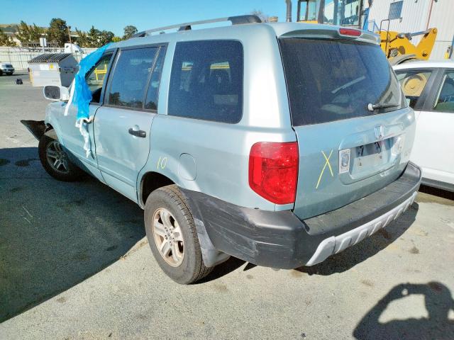 Photo 3 from auction – 2003 HONDA PILOT EXL with VIN 2HKYF18563H523764