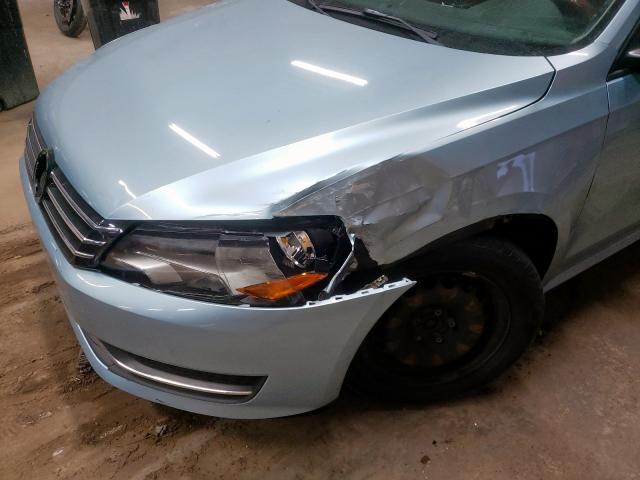 Photo 9 from auction – 2012 VOLKSWAGEN PASSAT S with VIN 1VWAP7A39CC086393