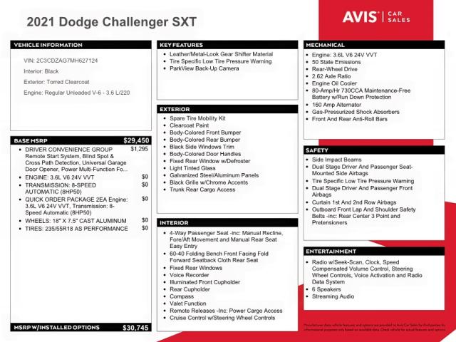 Photo 10 from auction – 2021 DODGE CHALLENGER with VIN 2C3CDZAG7MH627124