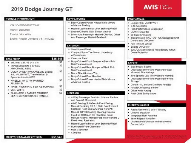 Photo 10 from auction – 2019 DODGE JOURNEY GT with VIN 3C4PDDEG2KT708871