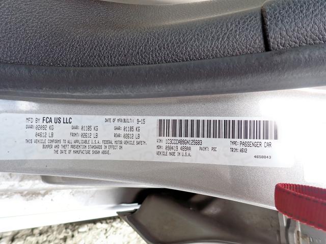 Photo 10 from auction – 2016 CHRYSLER 200 LIMITE with VIN 1C3CCCAB9GN125683