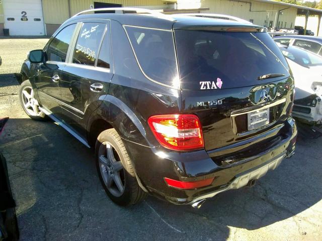 Photo 3 from auction – 2009 MERCEDES-BENZ ML 550 with VIN 4JGBB72E79A486782