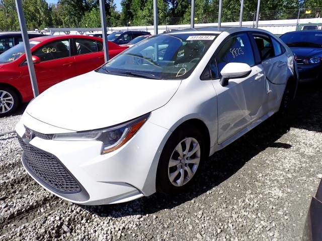 Photo 2 from auction – 2022 TOYOTA COROLLA LE with VIN 5YFEPMAE4NP334970