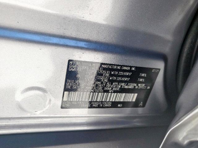 Photo 10 from auction – 2021 TOYOTA RAV4 LE with VIN 2T3H1RFV8MC156765