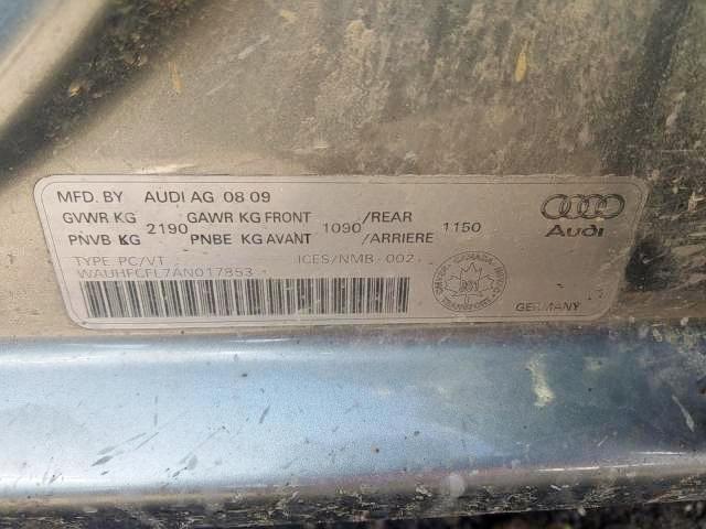 Photo 9 from auction – 2010 AUDI A4 PREMIUM with VIN WAUHFCFL7AN017853