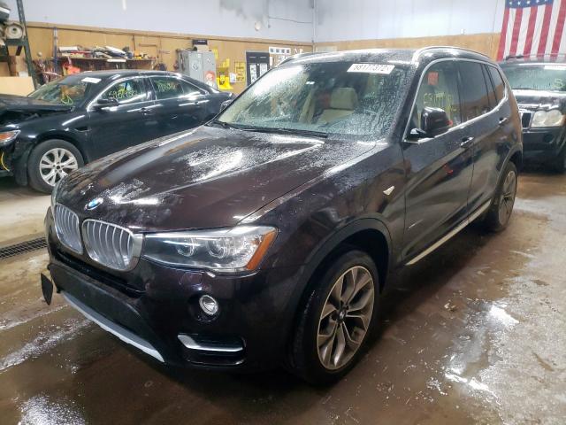 Photo 2 from auction – 2016 BMW X3 XDRIVE2 with VIN 5UXWY3C59G0N87688