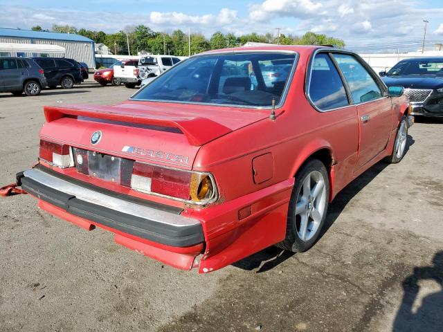 Photo 4 from auction – 1987 BMW 635 CSI with VIN WBAEC7401H0607808