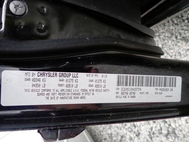 Photo 10 from auction – 2010 CHRYSLER 300 TOURIN with VIN 2C3CA5CV2AH297370