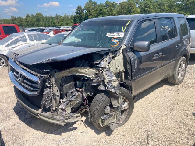 Photo 2 from auction – 2012 HONDA PILOT EXL with VIN 5FNYF3H59CB039503