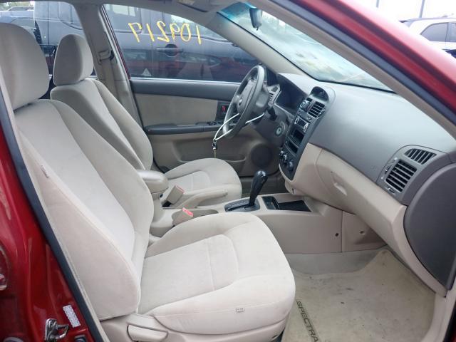 Photo 5 from auction – 2006 KIA SPECTRA LX with VIN KNAFE121065252086