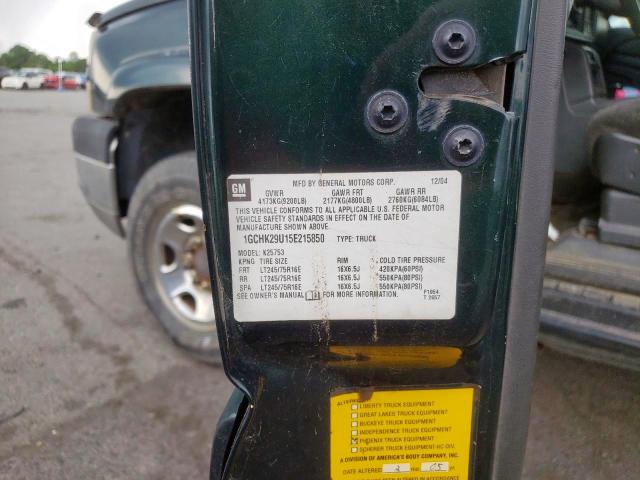 Photo 10 from auction – 2005 CHEVROLET SILVERADO with VIN 1GCHK29U15E215850