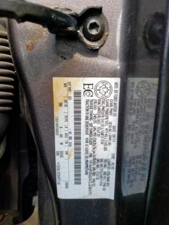 Photo 9 from auction – 2012 FORD FOCUS TITA with VIN 1FAHP3N23CL238377