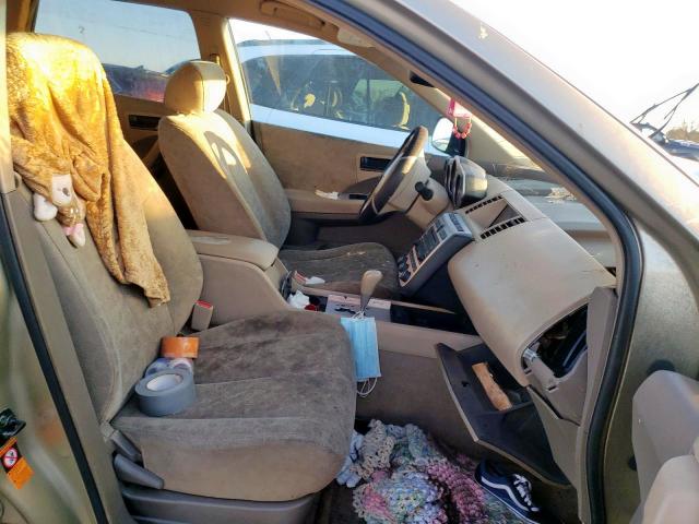Photo 5 from auction – 2005 NISSAN MURANO SL with VIN JN8AZ08W85W410038