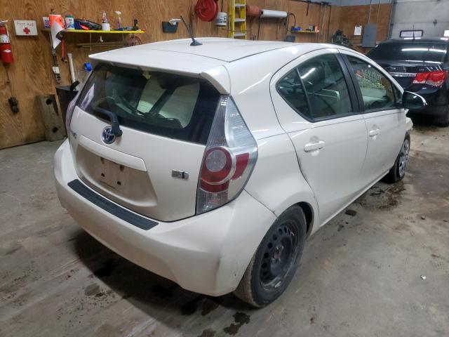 Photo 4 from auction – 2012 TOYOTA PRIUS C with VIN JTDKDTB36C1527562