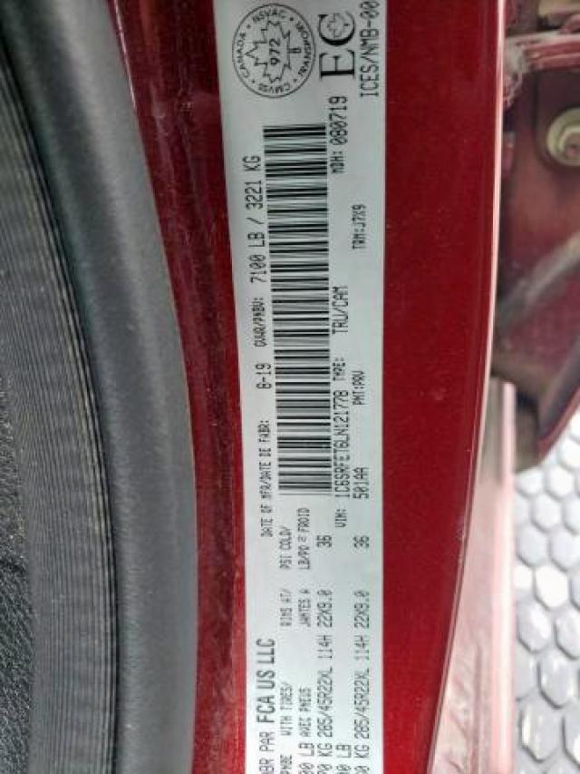 Photo 9 from auction – 2020 RAM 1500 REBEL with VIN 1C6SRFET6LN121778