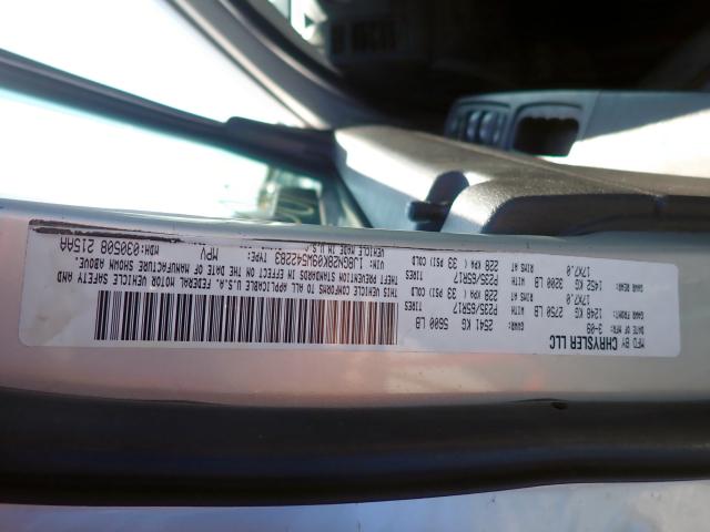 Photo 10 from auction – 2009 JEEP LIBERTY SP with VIN 1J8GN28K09W542283