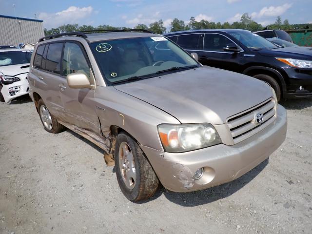 TOYOTA HIGHLANDER 2004 with VIN JTEEP21A740058757 - Photo from auction