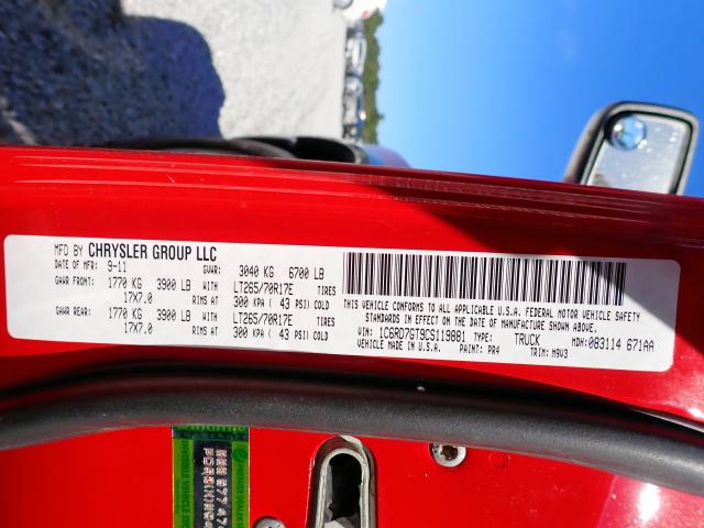 Photo 10 from auction – 2012 DODGE RAM 1500 S with VIN 1C6RD7GT9CS119881