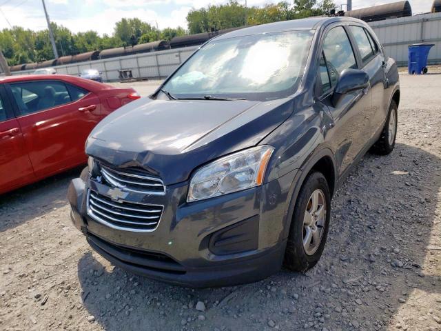 Photo 2 from auction – 2016 CHEVROLET TRAX LS with VIN 3GNCJNSB7GL159723