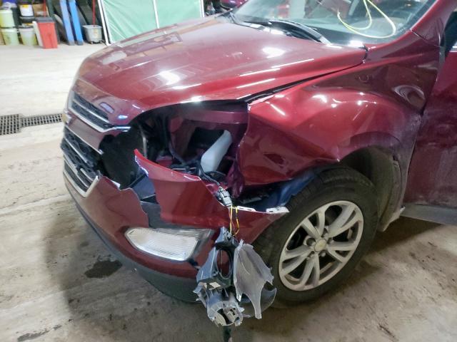 Photo 9 from auction – 2017 CHEVROLET EQUINOX LT with VIN 2GNALCEK5H1583647