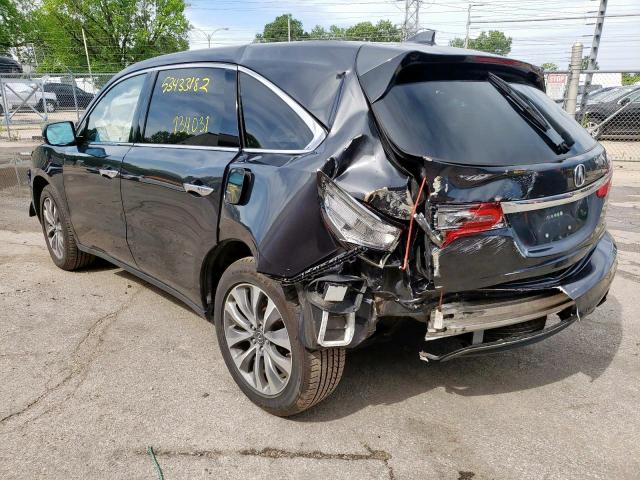 Photo 3 from auction – 2015 ACURA MDX TECHNO with VIN 5FRYD4H40FB019940