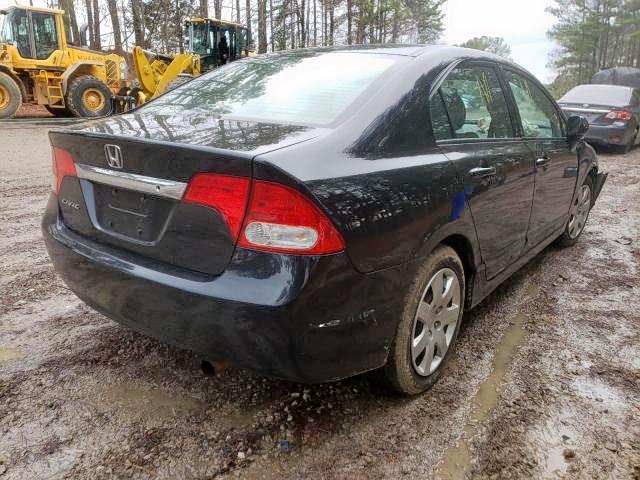 Photo 4 from auction – 2009 HONDA CIVIC LX with VIN 19XFA16539E026144
