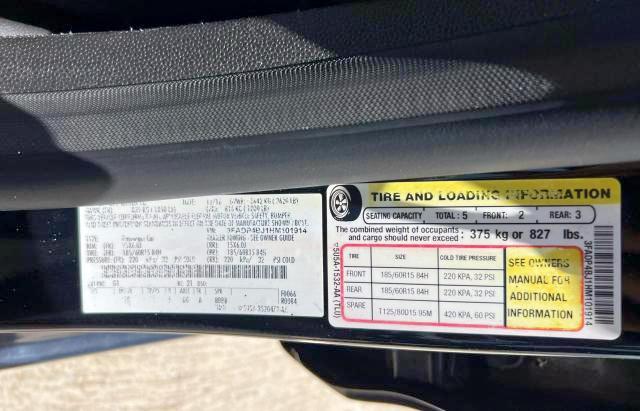 Photo 10 from auction – 2017 FORD FIESTA SE with VIN 3FADP4BJ1HM101914