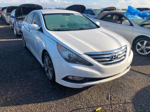 HYUNDAI SONATA SE 2014 with VIN 5NPEC4AC4EH910628 - Photo from auction