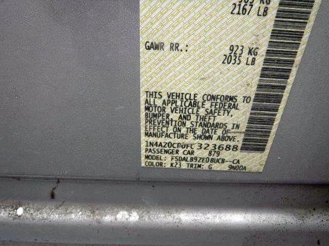 Photo 10 from auction – 2015 NISSAN LEAF S with VIN 1N4AZ0CP0FC323688