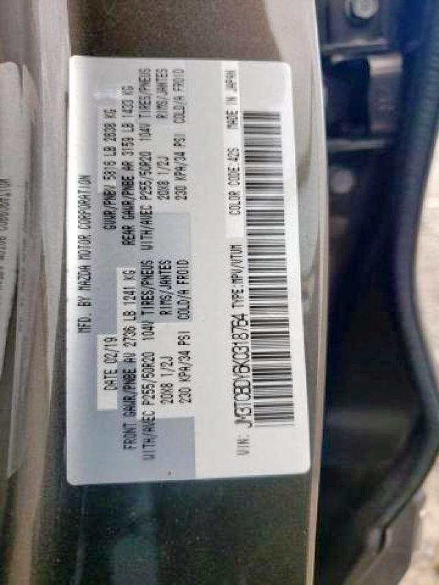 Photo 9 from auction – 2019 MAZDA CX-9 GRAND with VIN JM3TCBDY6K0318764