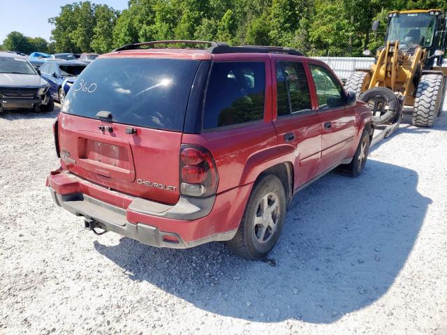 Photo 4 from auction – 2003 CHEVROLET TRAILBLAZE with VIN 1GNDT13S232158643