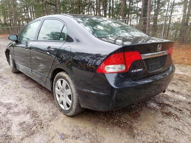 Photo 3 from auction – 2009 HONDA CIVIC LX with VIN 19XFA16539E026144
