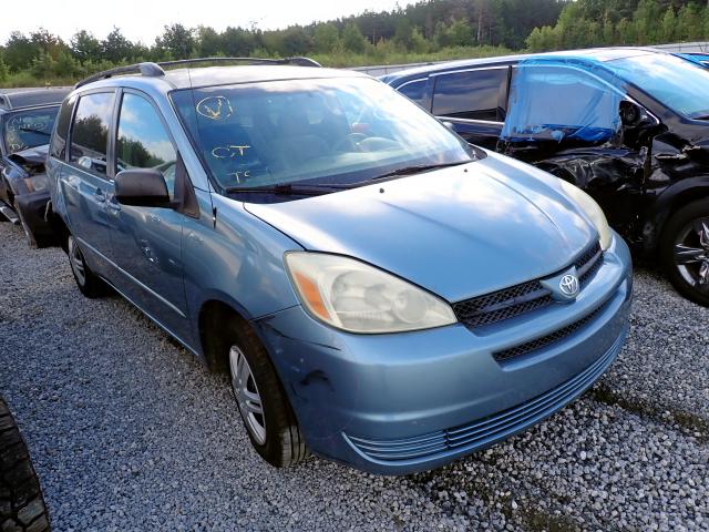 TOYOTA SIENNA CE 2004 with VIN 5TDZA23C54S190645 - Photo from auction