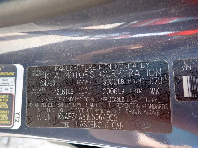 Photo 10 from auction – 2014 KIA FORTE EX with VIN KNAFZ4A81E5064955