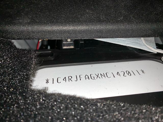 Photo 10 from auction – 2022 JEEP GRAND CHER with VIN 1C4RJFAGXNC142011