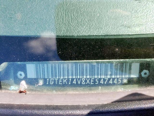 Photo 10 from auction – 1999 GMC NEW SIERRA with VIN 1GTEK14V8XE547445