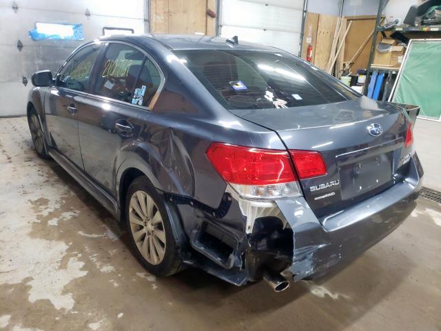 Photo 3 from auction – 2011 SUBARU LEGACY 2.5 with VIN 4S3BMBK6XB3252169