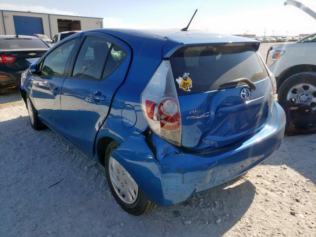 Photo 3 from auction – 2014 TOYOTA PRIUS C with VIN JTDKDTB36E1562931
