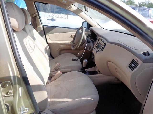 Photo 5 from auction – 2009 KIA RIO BASE with VIN KNADE223496474272
