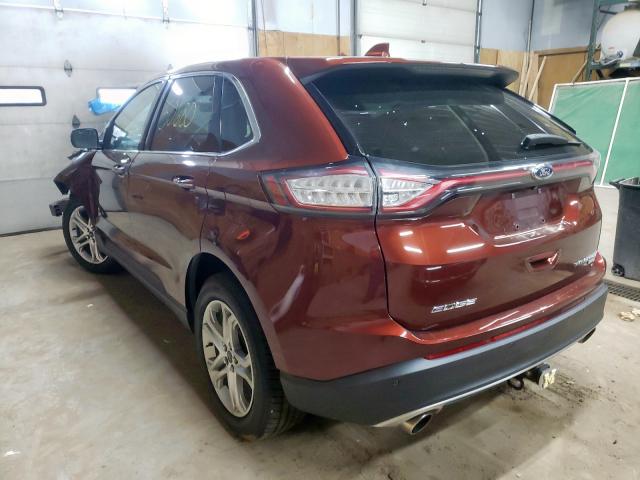 Photo 3 from auction – 2016 FORD EDGE with VIN 2FMPK4K93GBC65463
