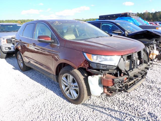FORD EDGE SEL 2015 with VIN 2FMTK4J86FBB64035 - Photo from auction
