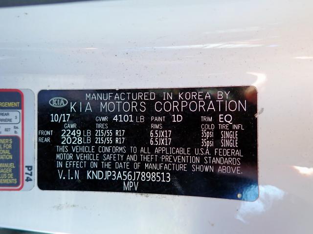 Photo 10 from auction – 2018 KIA SOUL + with VIN KNDJP3A56J7898513